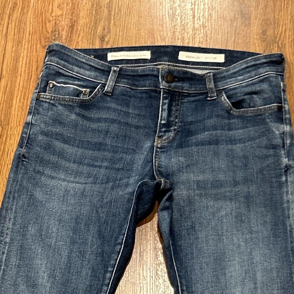 Pilcro and the Letterpress Jeans Womens 28 Parallel Straight Mid Rise Stretch - Picture 4 of 8